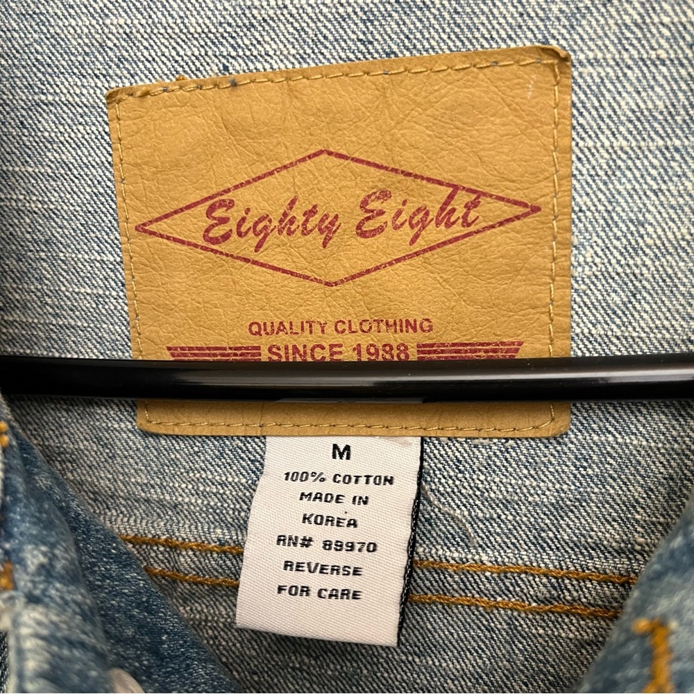 Vintage size medium - NYC graff artist painted Jean jacket street art - graffiti - Picture 6 of 9